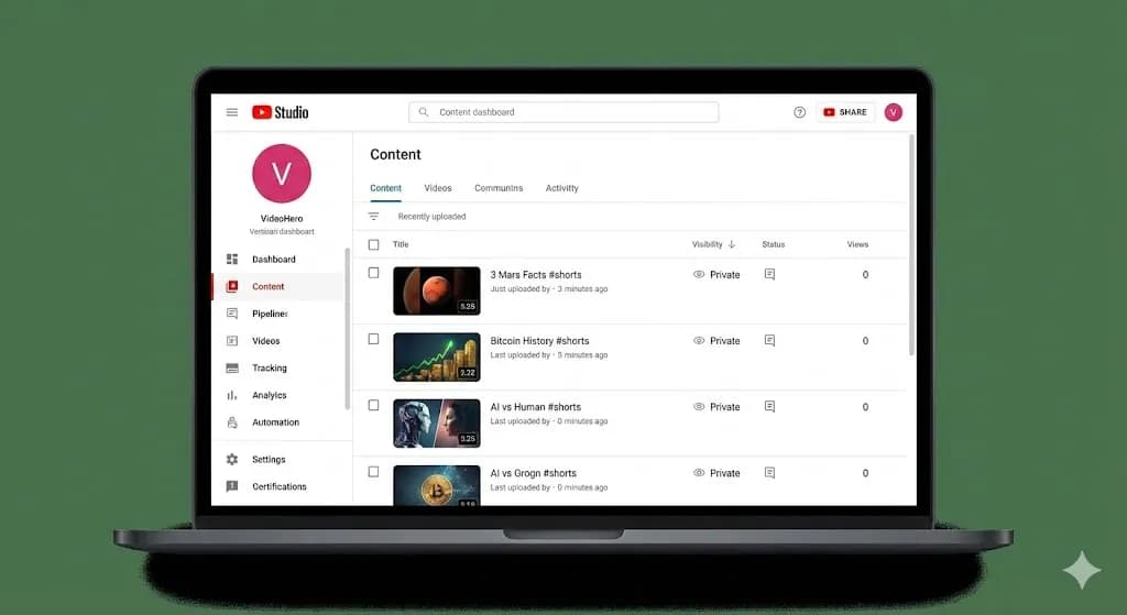 Screenshot of Creatomate modifications mapping AI-generated data to video template components — Automated YouTube Shorts Generator by Alfaz Mahmud Rizve