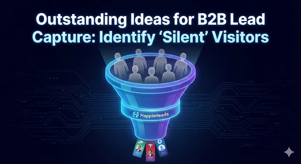 Outstanding Ideas for B2B Lead Capture: How to Identify “Silent” Website Visitors