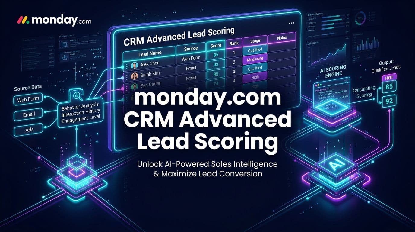 monday.com CRM Advanced Lead Scoring: n8n Workflow Engine