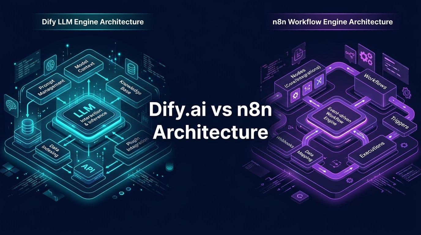 Dify.ai vs n8n Architecture: Docker & API Comparison