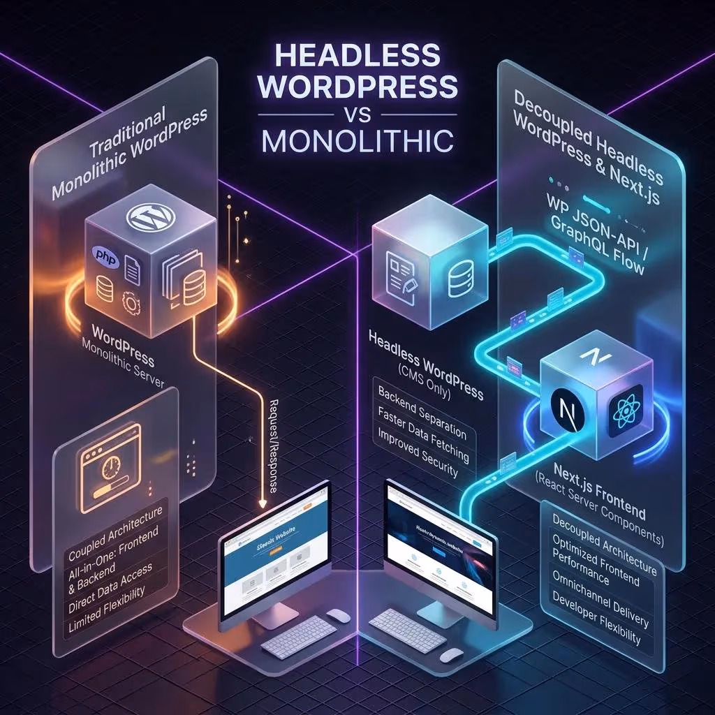 Headless WordPress vs Monolithic: Enterprise Decoupled Guide