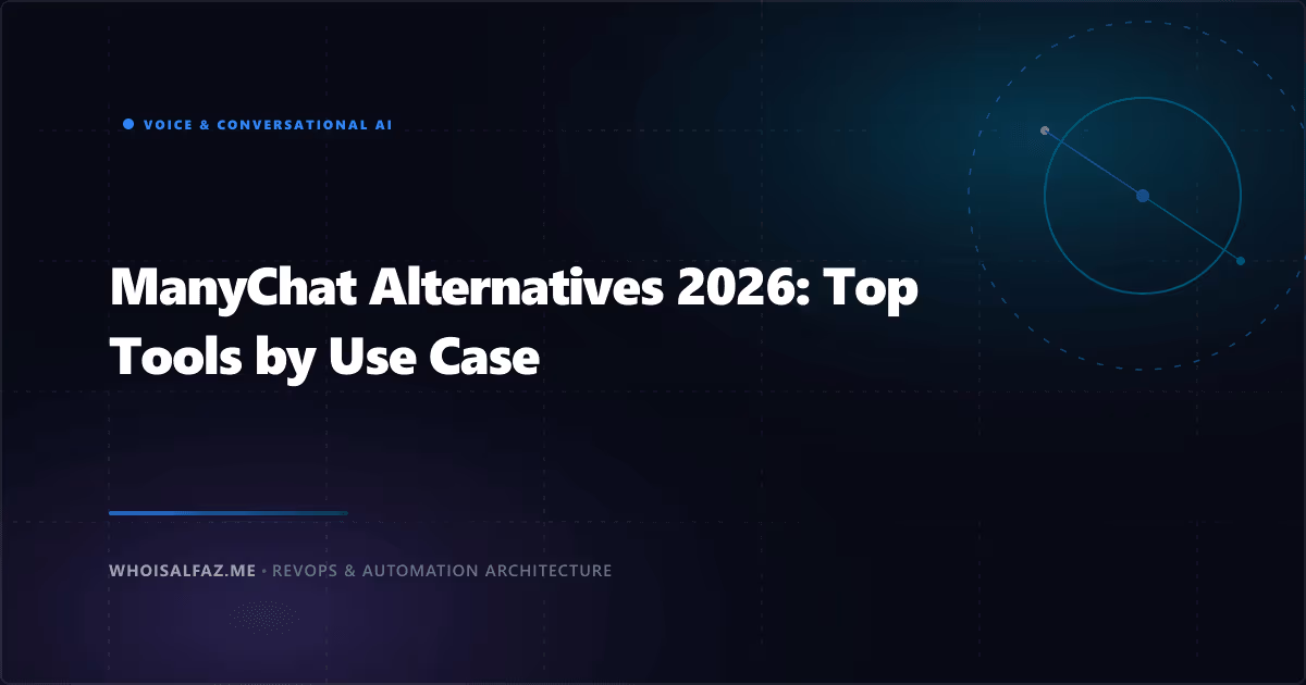 ManyChat Alternatives 2026: Top Tools by Use Case