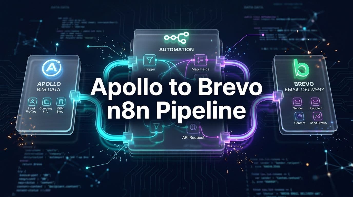 Apollo to Brevo n8n Pipeline: B2B Automated Outreach Guide