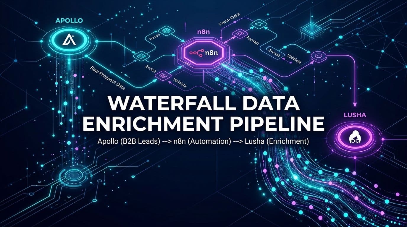 Waterfall Data Enrichment Pipeline: n8n Outbound Guide