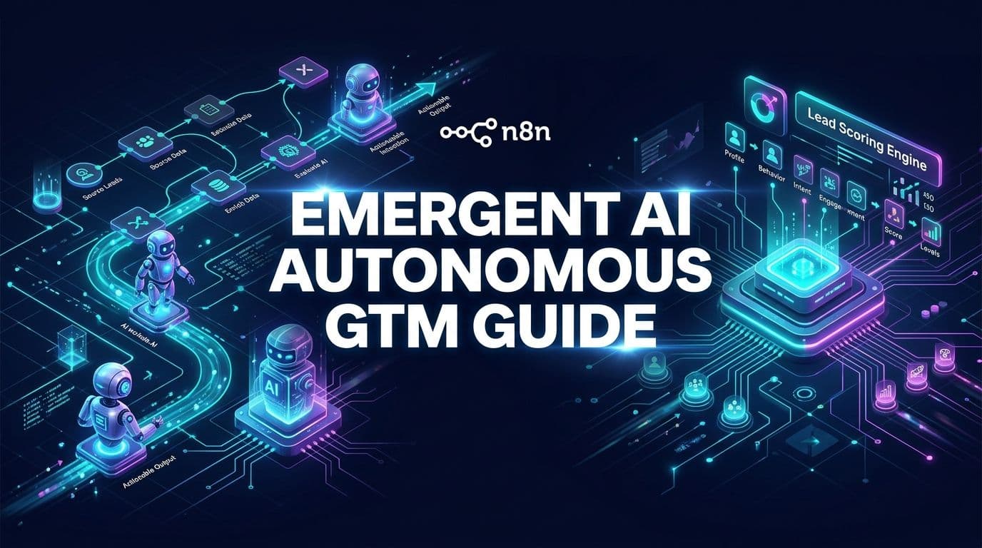 Emergent AI Autonomous GTM Guide: n8n Workflow in SaaS