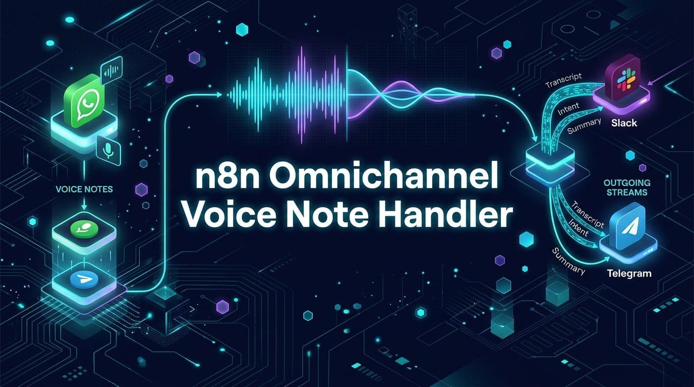 n8n Omnichannel Voice Note Handler: WhatsApp AI Agent Guide